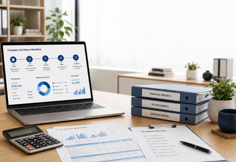 Our streamlined tax return process